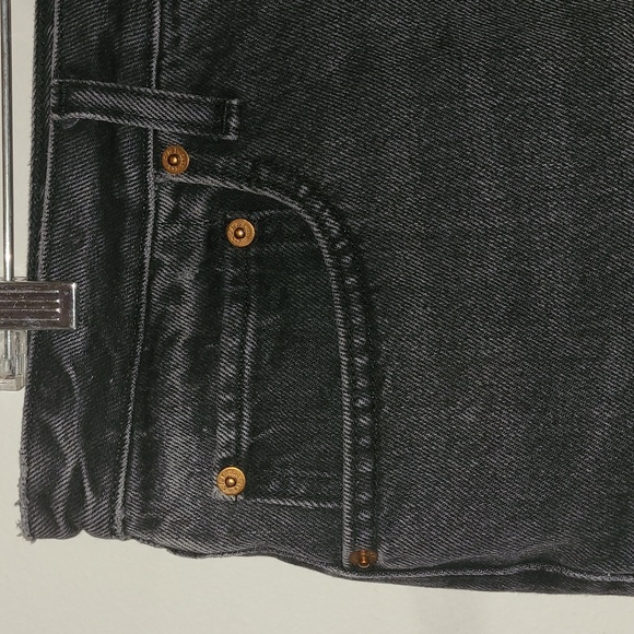 Abercrombie & Fitch Mini Gray Denim Skirt - Picture 2 of 5